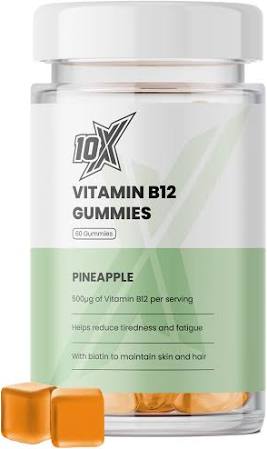 10X Athletic B12 Gummies 60Softgels