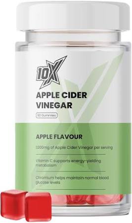 10X Athletic Apple Cider Vinegar Gummies 60Softgels