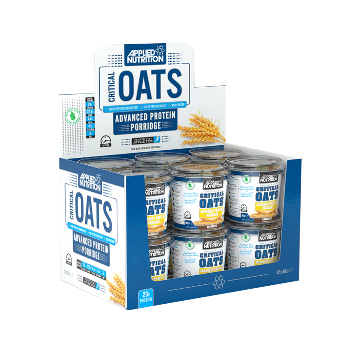 Box of Applied Nutrition Critical Oats Advanced Protein Porridge