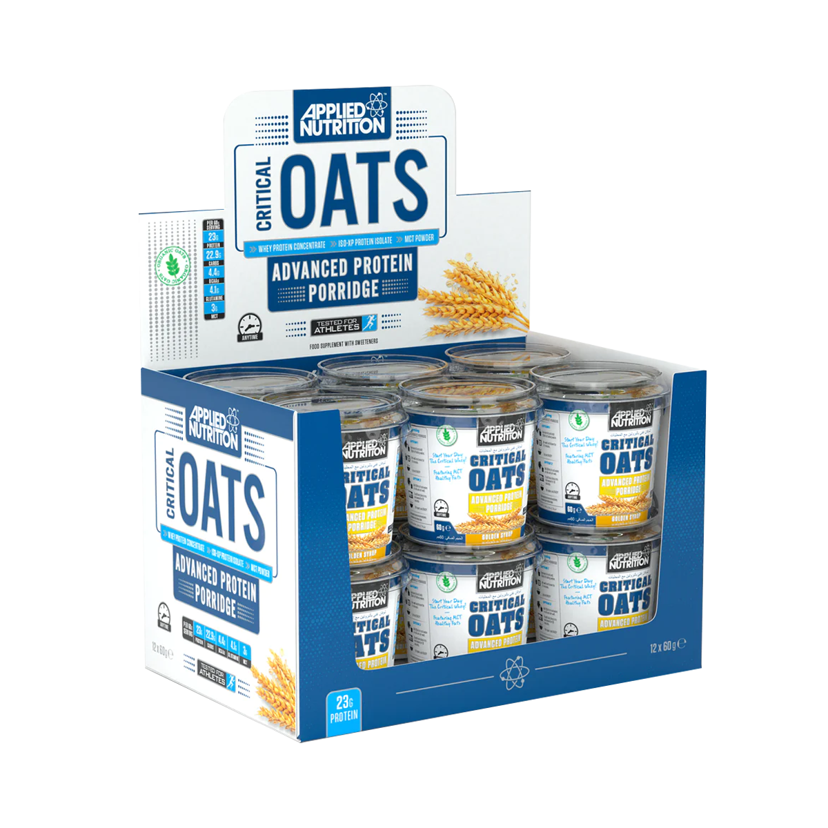 Applied Nutrition Critical Oats Protein Porridge 12x60g