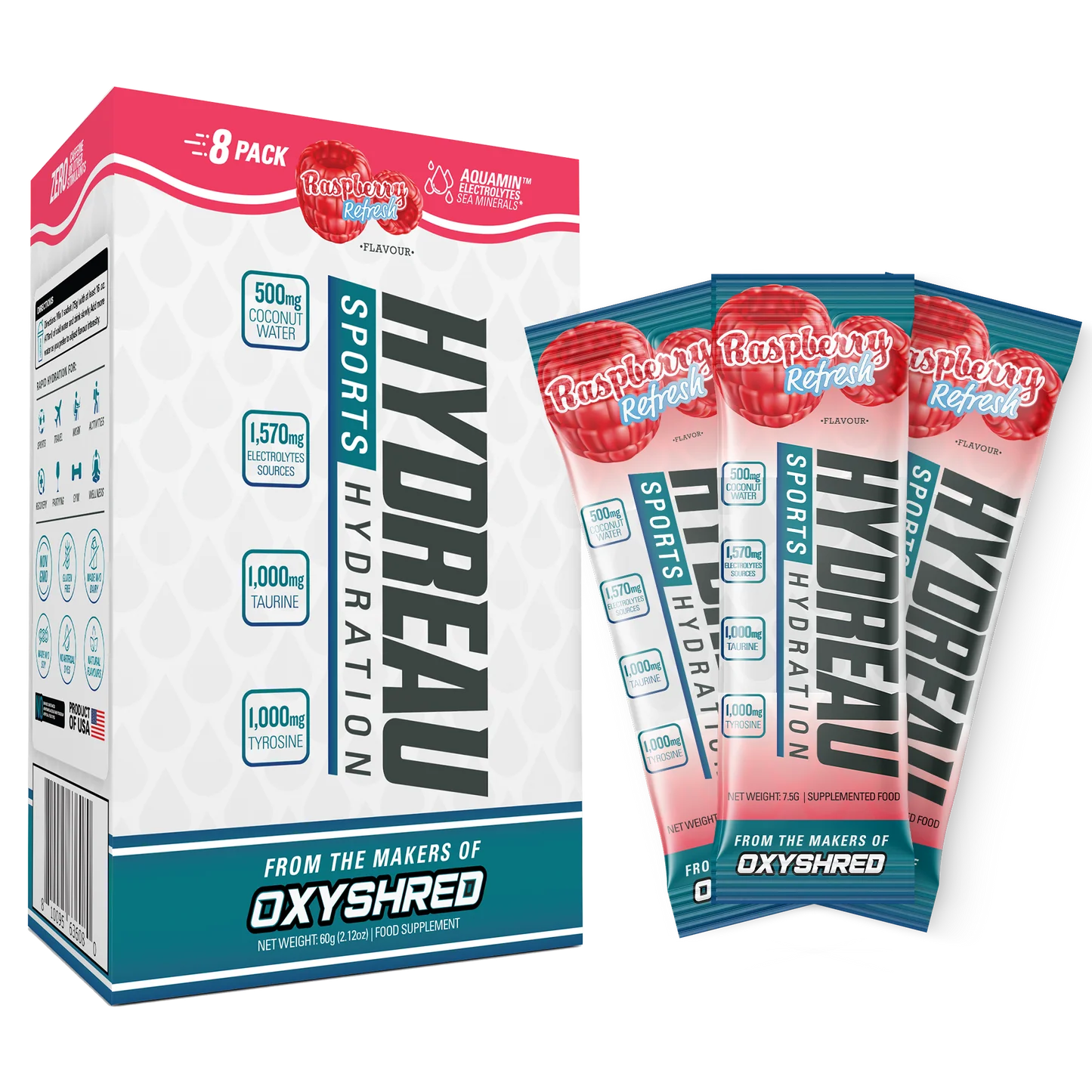 EHP Labs Hydreau 8 Stick Pack 8x65g