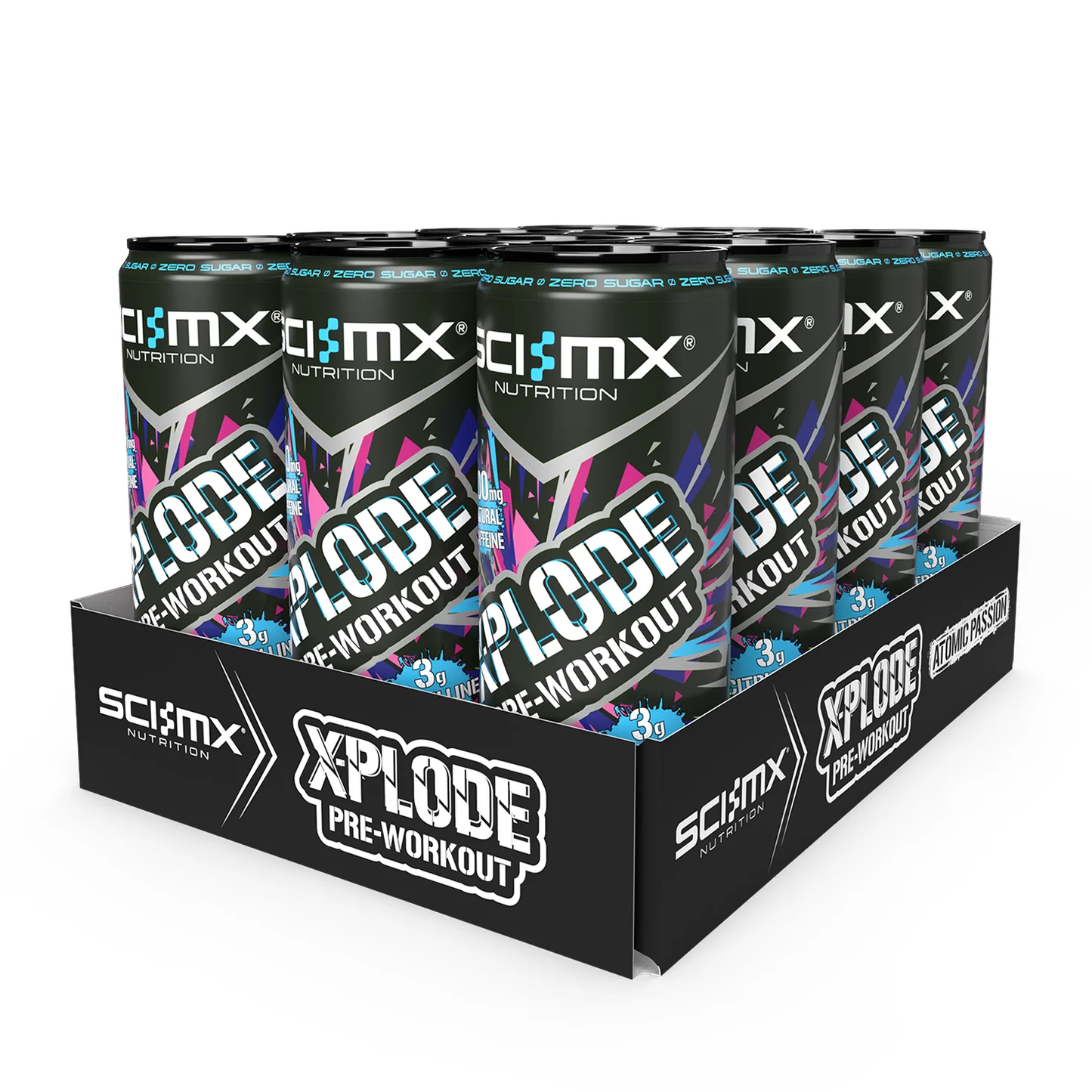 SCI-MX X-PLODE Pre-Workout Energy Drink 12x330ml