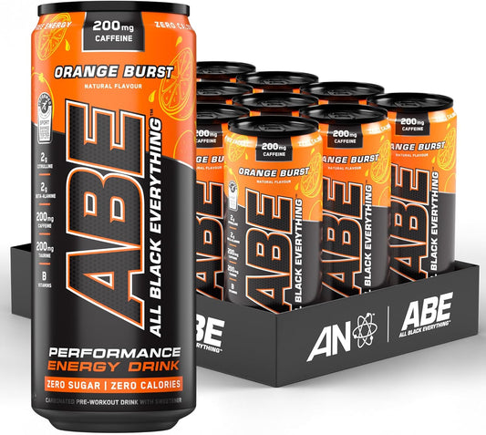 Applied Nutrition ABE (All Black Everything) Carbonated Can 12x330ml