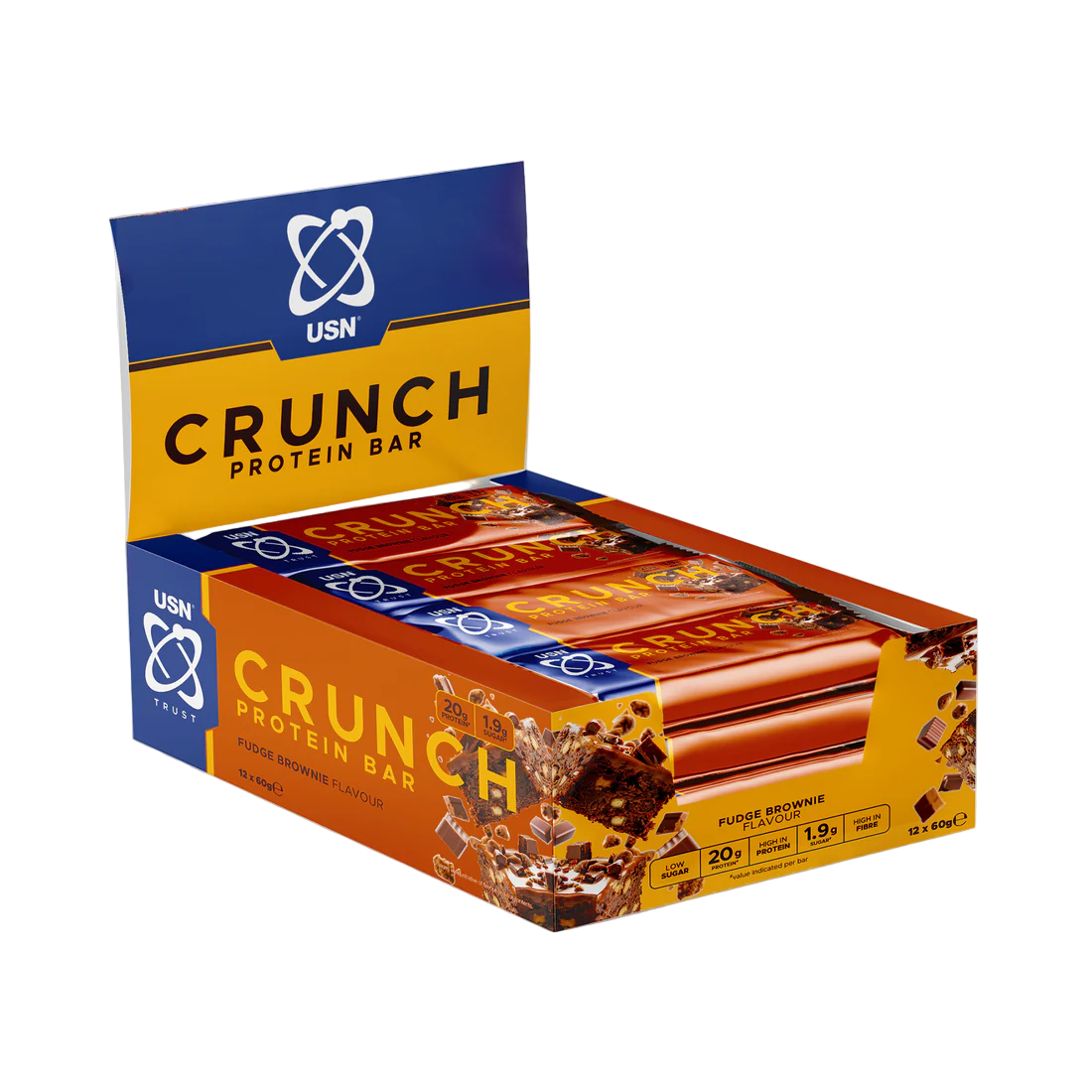 USN Trust Crunch Bars 12x60g