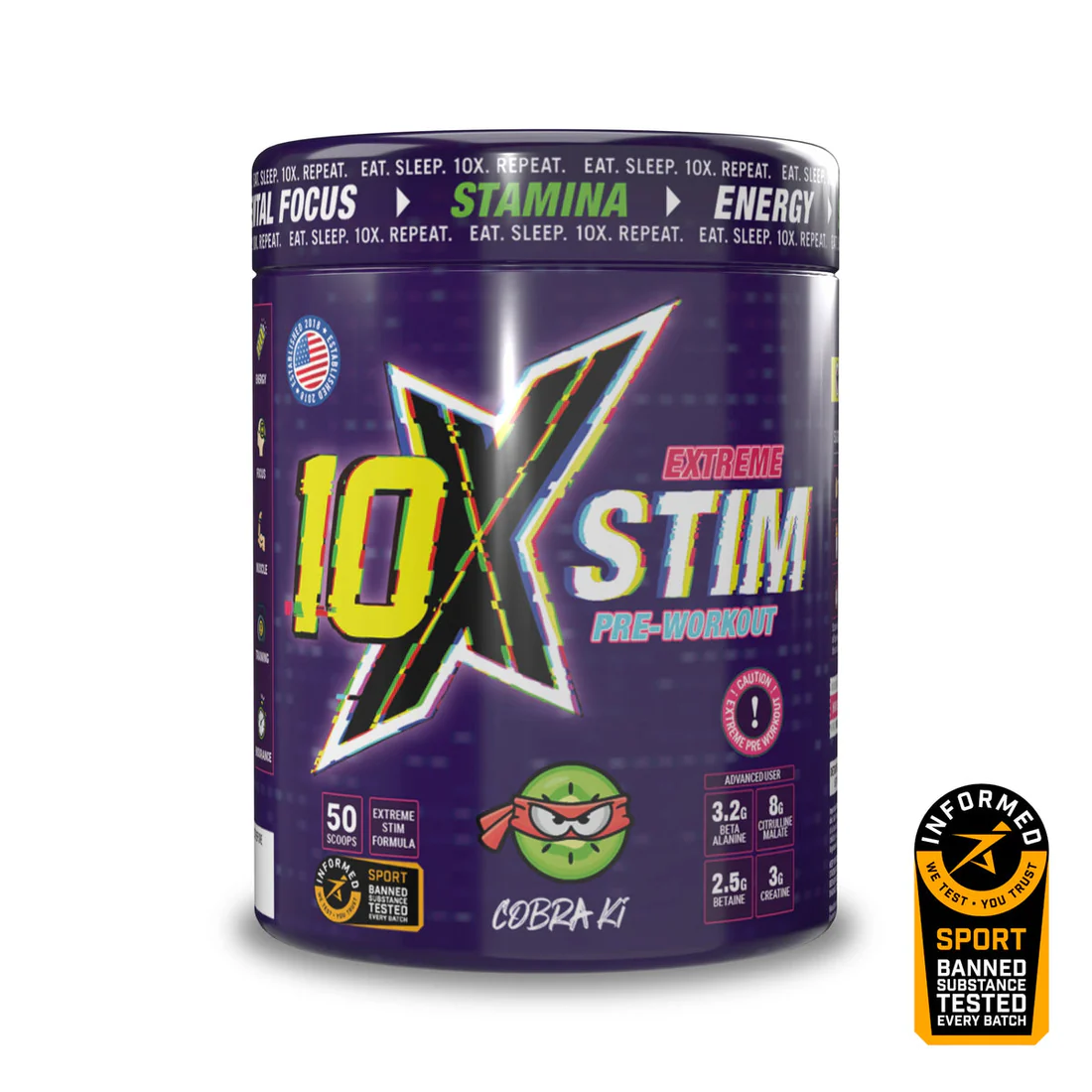 10X Athletic STIM 600g
