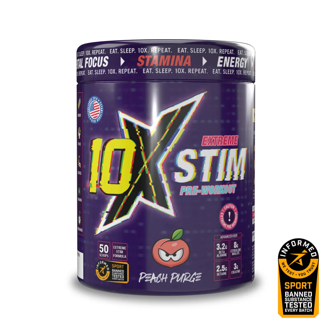 10X Athletic STIM 600g