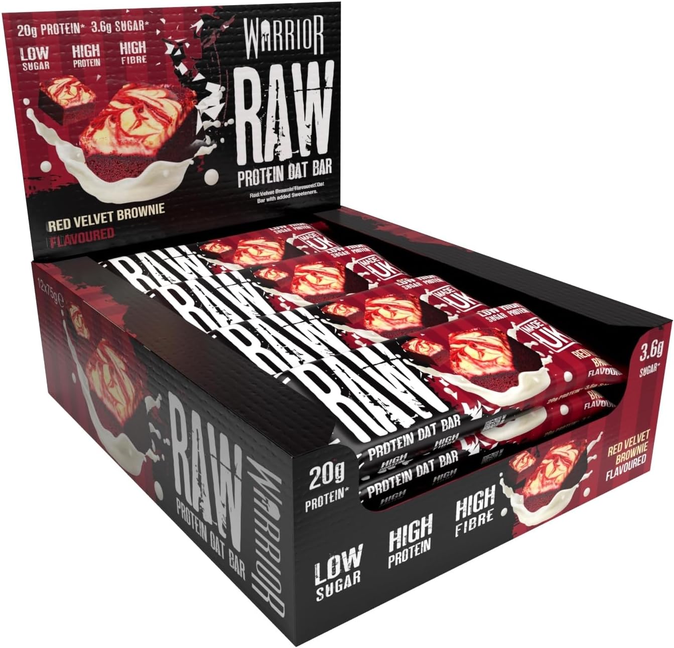 Warrior Raw Protein Flapjack 12x75g