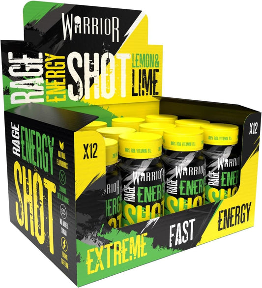 Warrior RAGE Energy Shots 12x60ml