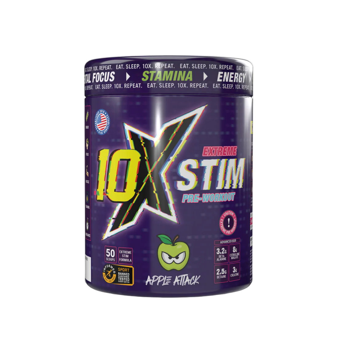 10X Athletic STIM 600g