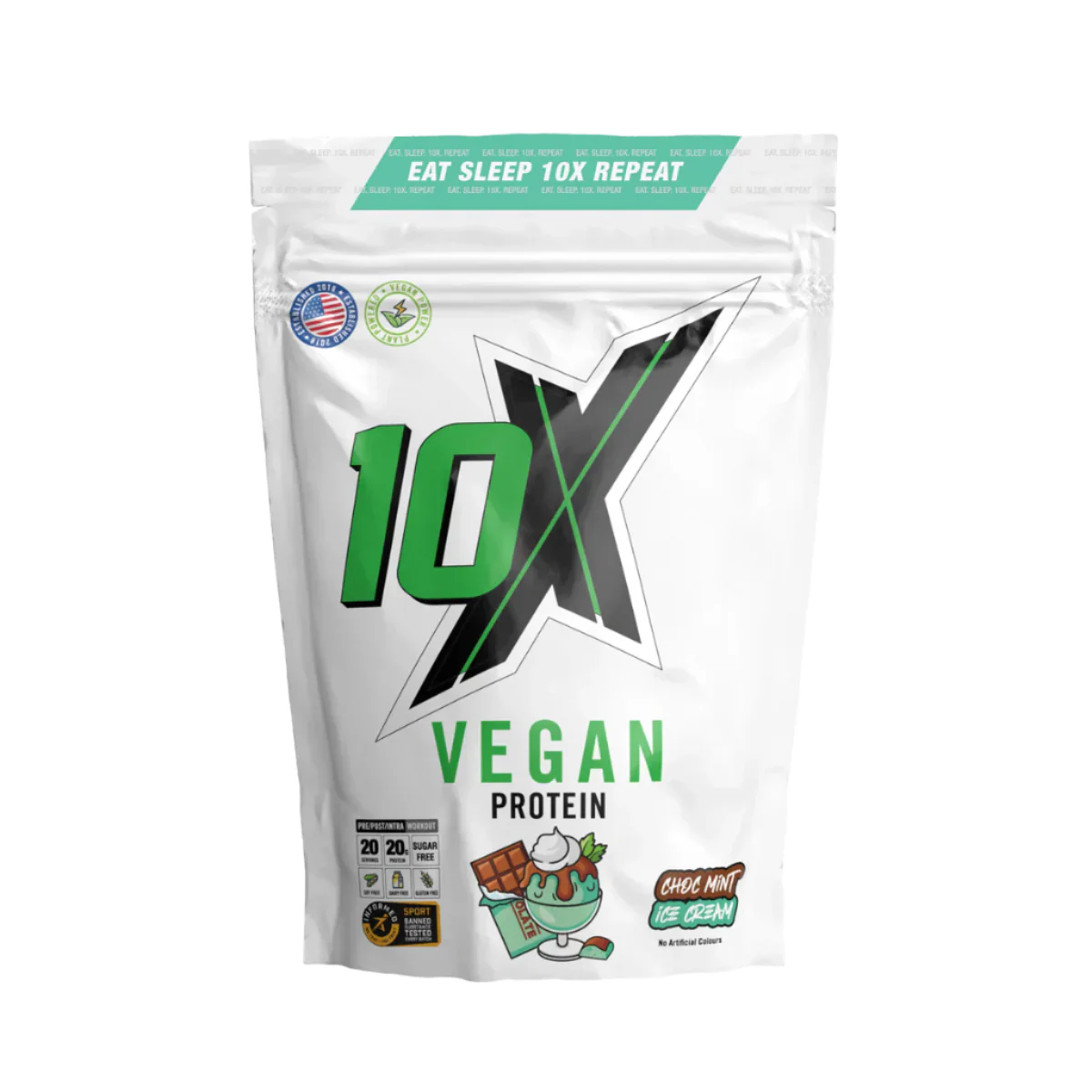 10X Athletic Vegan Protein 540g