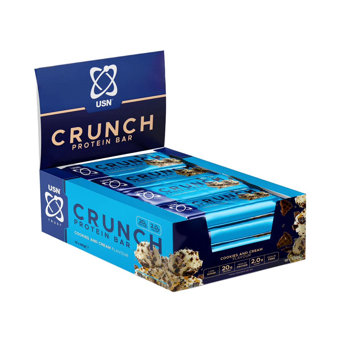 USN Trust Crunch Bars 12x60g