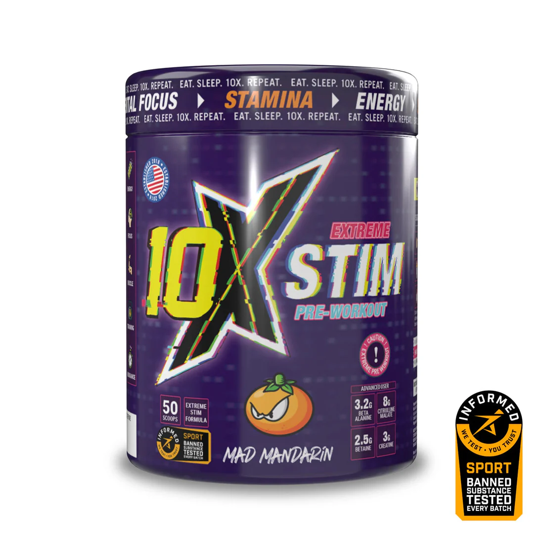 10X Athletic STIM 600g