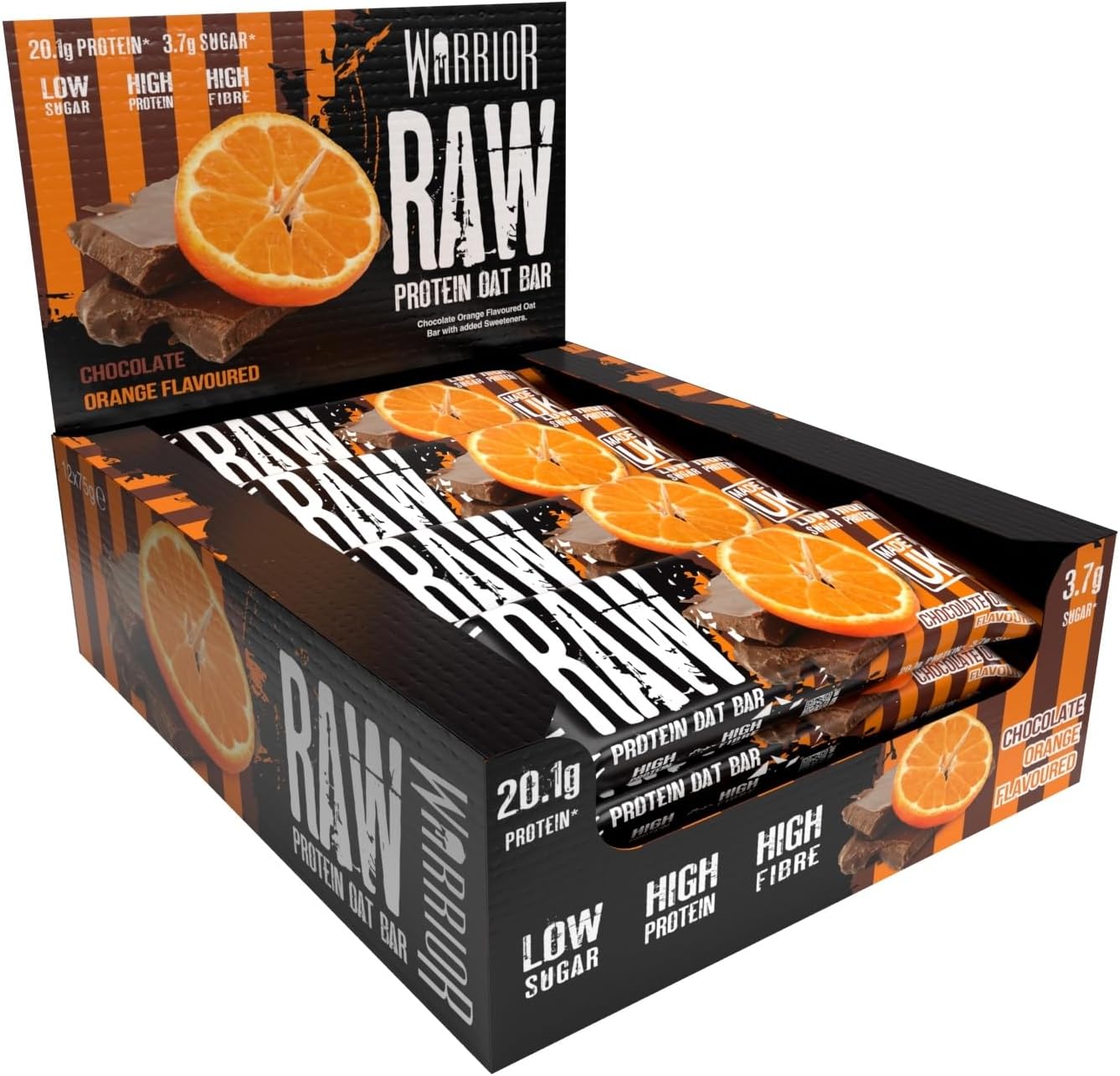 Warrior Raw Protein Flapjack 12x75g