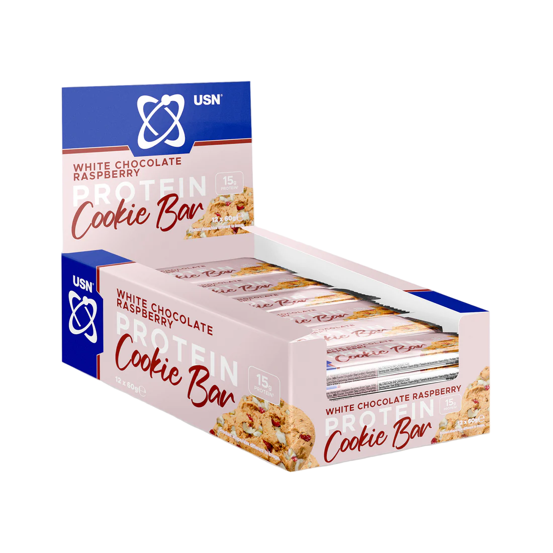 USN Trust Cookie Bars 12x60g