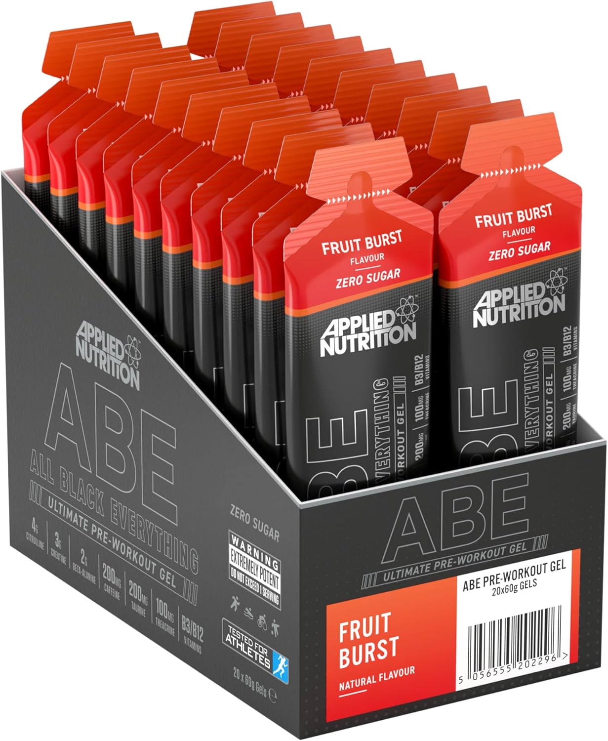 Applied Nutrition ABE (All Black Everything) Pre Workout Gel 20x60g