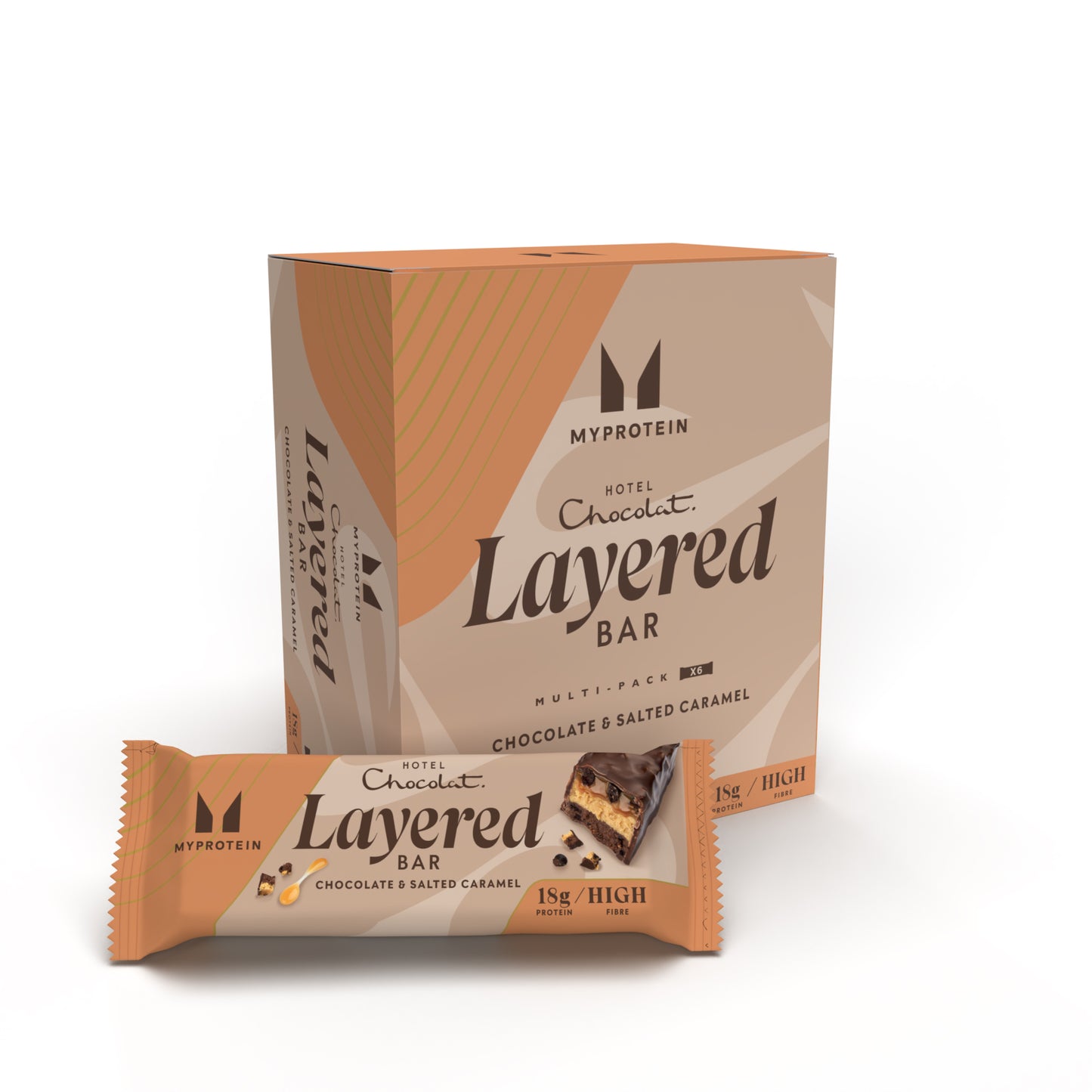 MyProtein x Hotel Chocolat Layered Protein Bar 6x60g