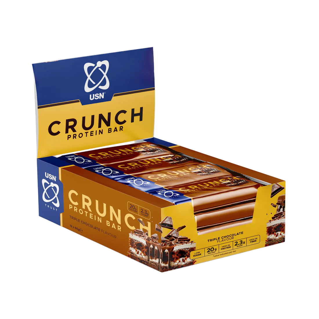 USN Trust Crunch Bars 12x60g