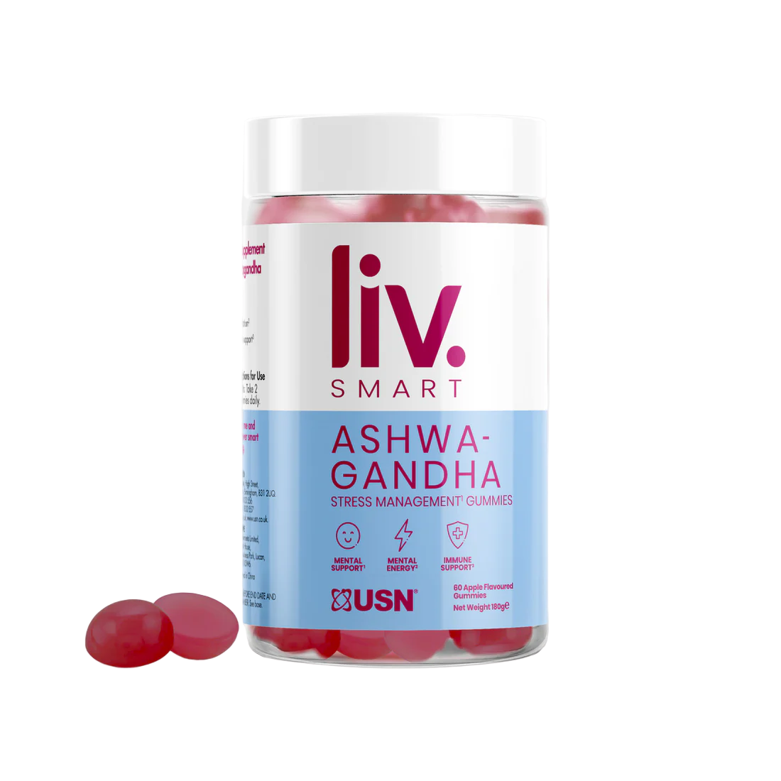 USN Liv.Smart Ashwagandha Gummies 60 Softgels
